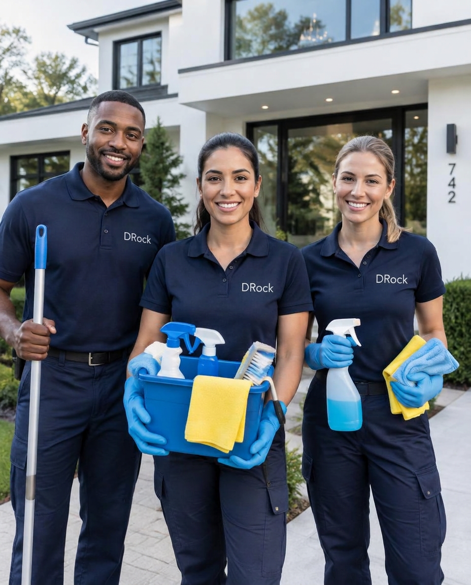 The DRock cleaning team